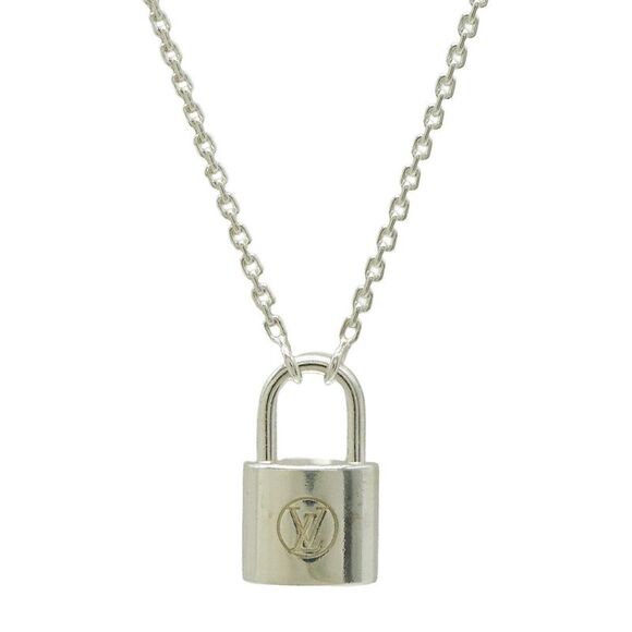 Louis Vuitton Silver Lockit Necklace Pendant - Picture 1 of 7
